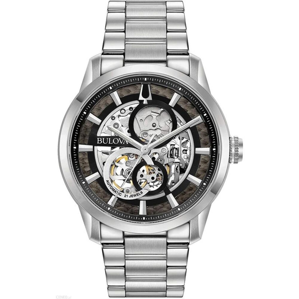 Bulova Stainless Steel Automatic Mens Watch